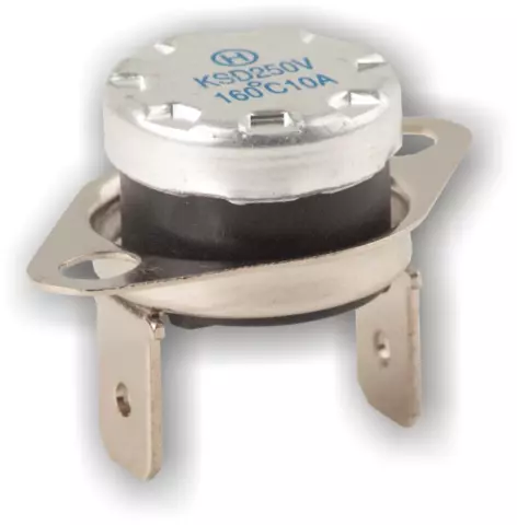 Биметален термостат BT-H160V 160°C NC 250VAC/10A