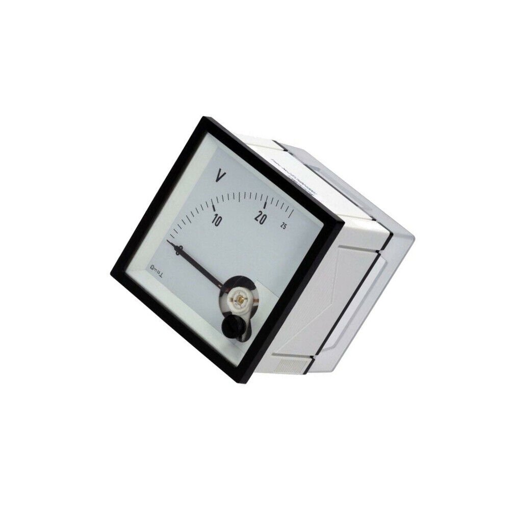 Аналогов панелен волтметър DQN7225V 0-25V